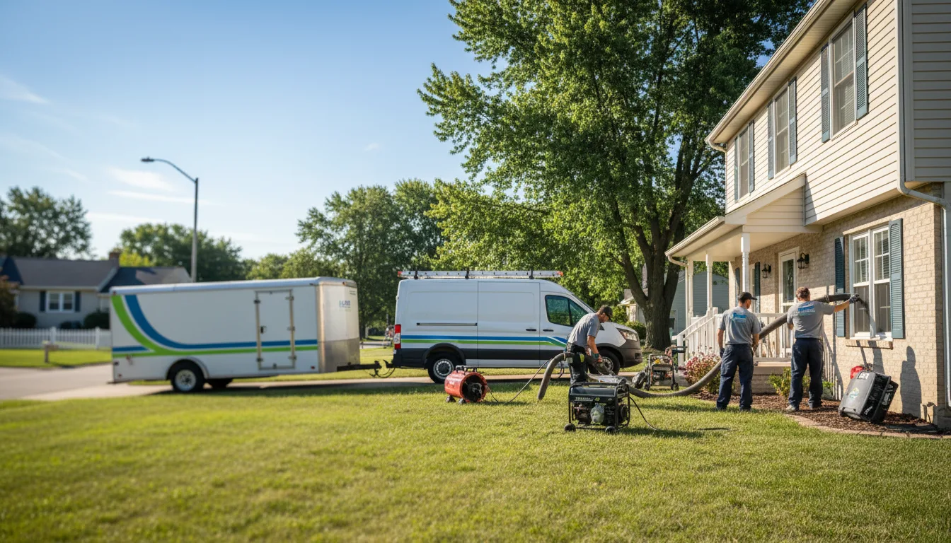 Flooded Basement Restoration And Cleanup With Repair in Mayville, ND near me